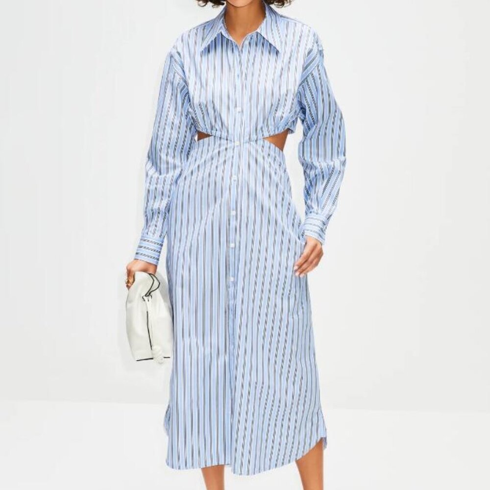 BNWT SS22 VICTORIA BECKHAM OPEN BACK CUT OUT DRESS 2 & 4 & 6